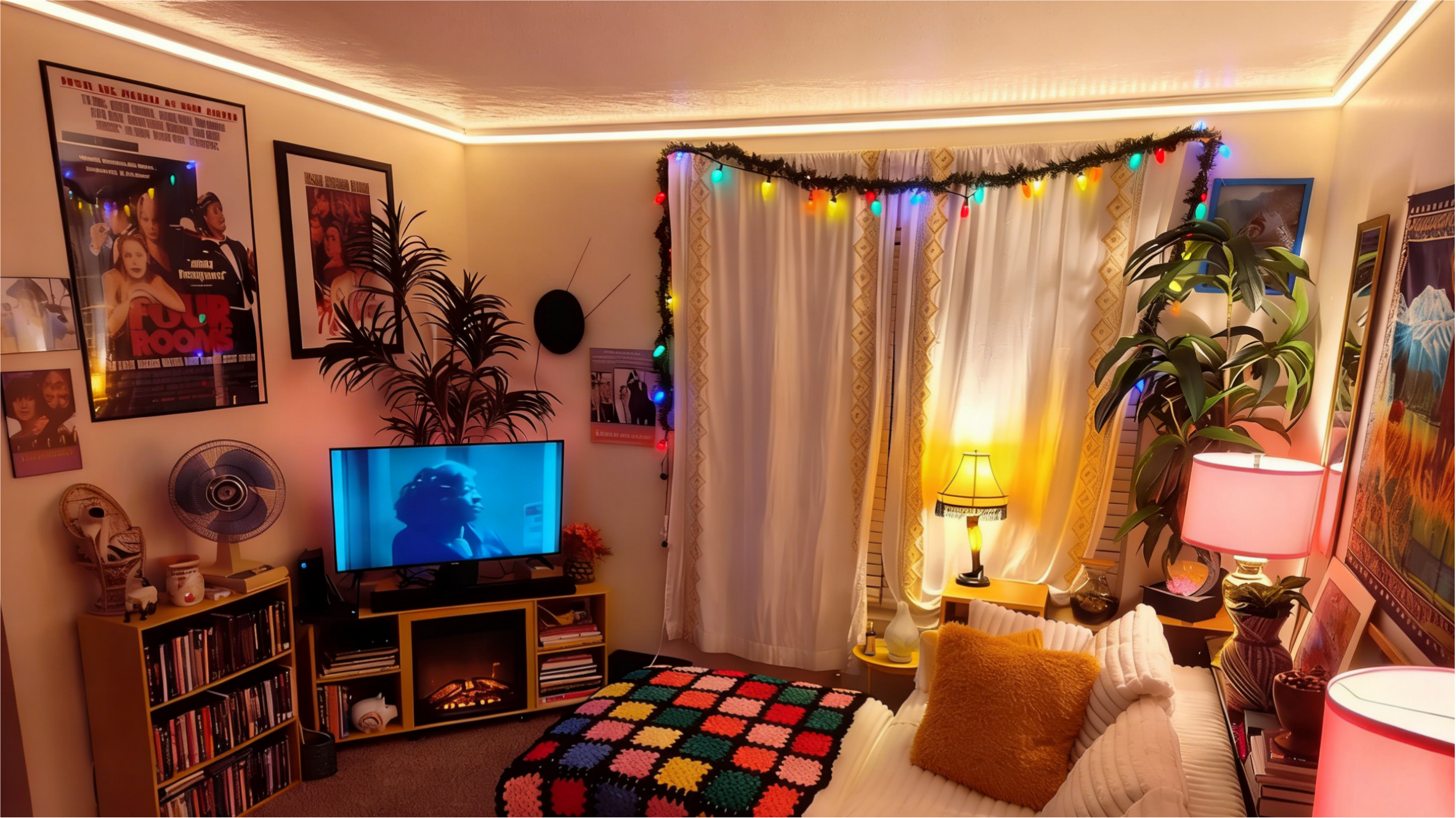 25 Grils' Bedroom Decor Ideas with LED Strip Lights