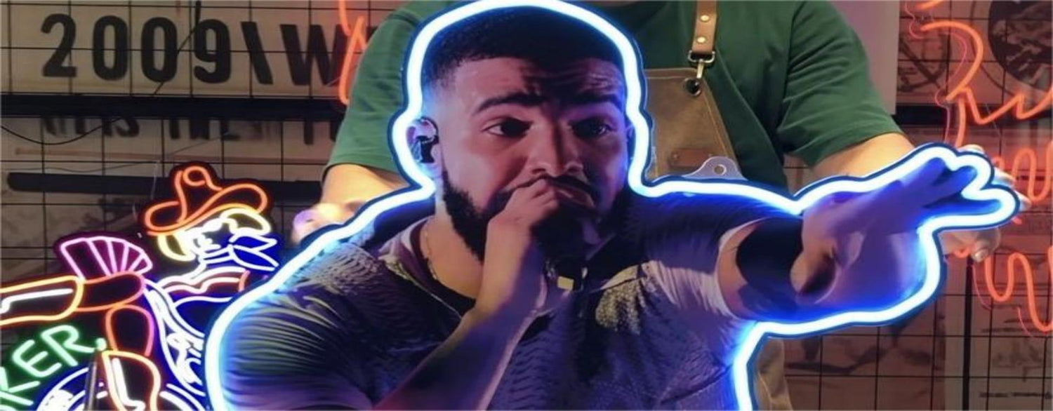 From Dream to Reality: John’s Personalized Neon Sign for Drake