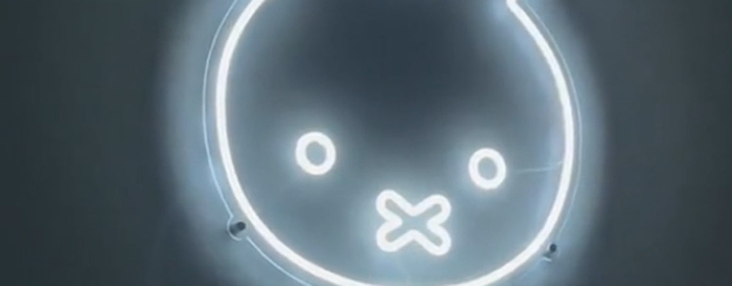 Neon Rabbit Interior Decoration Item: Hop into Style for Your Space!