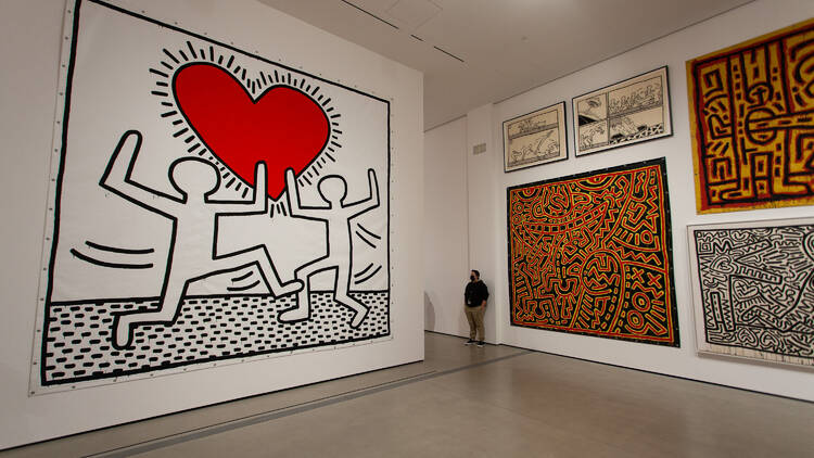 Keith Haring’s Pop Art neon sign