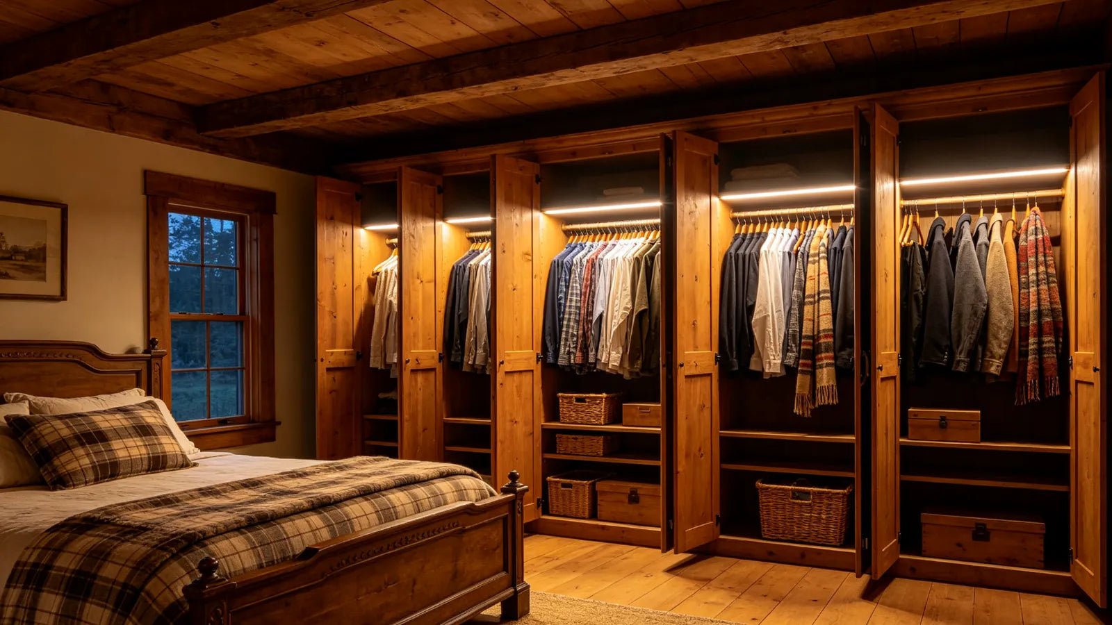 LED Strip Lights for Wardrobes