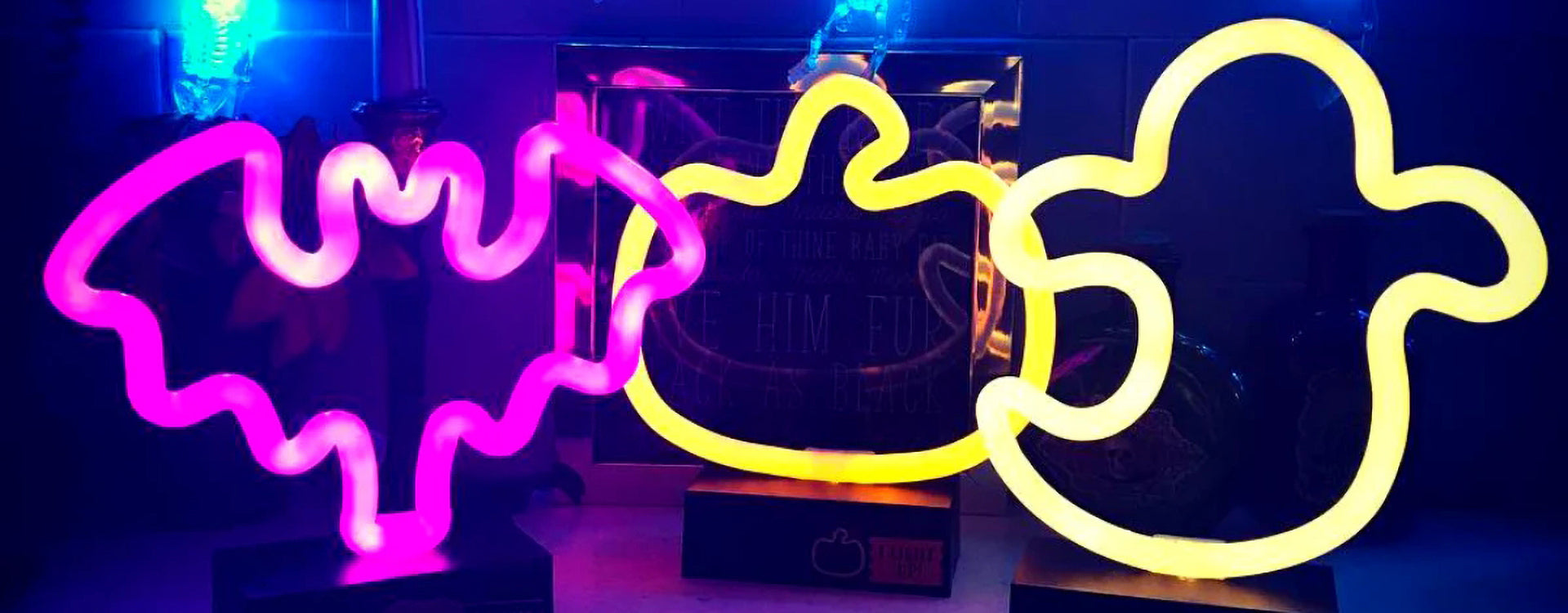 POP Art Neon Signs: How They Fit into Modern Halloween Decor