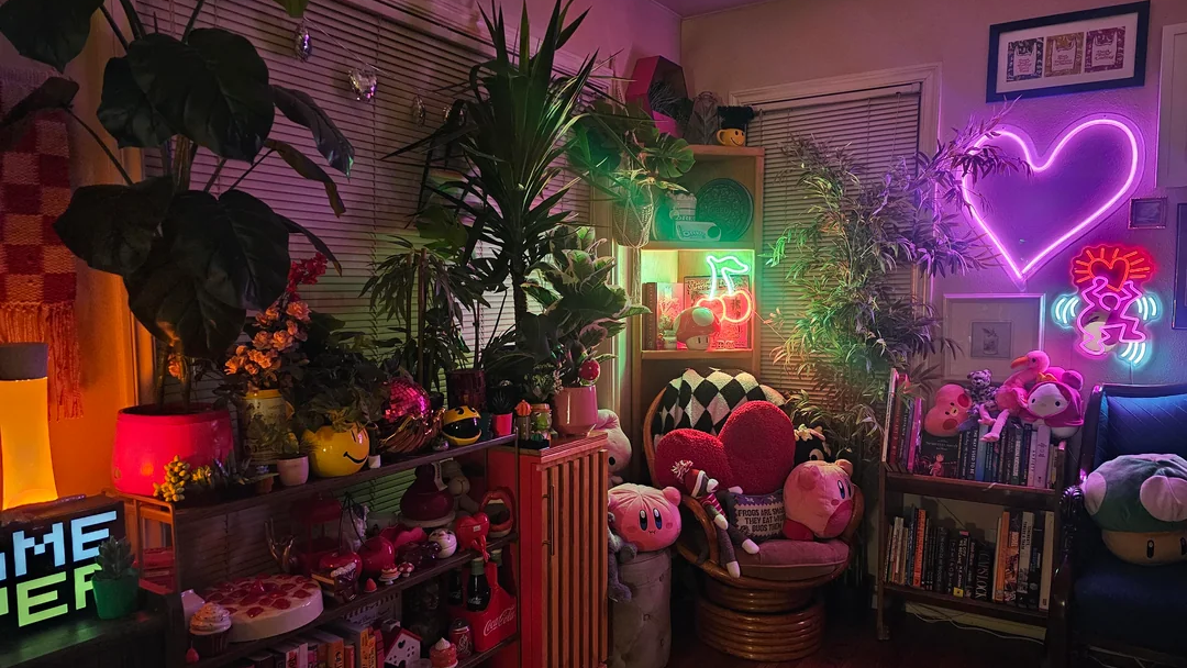 love heart neon sign