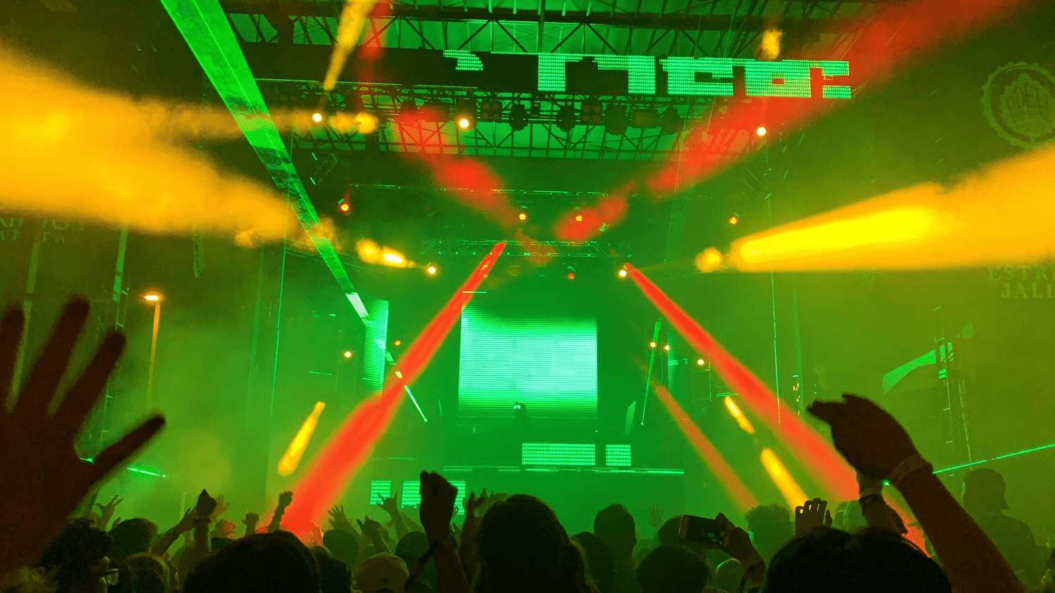 neon stage lighting design