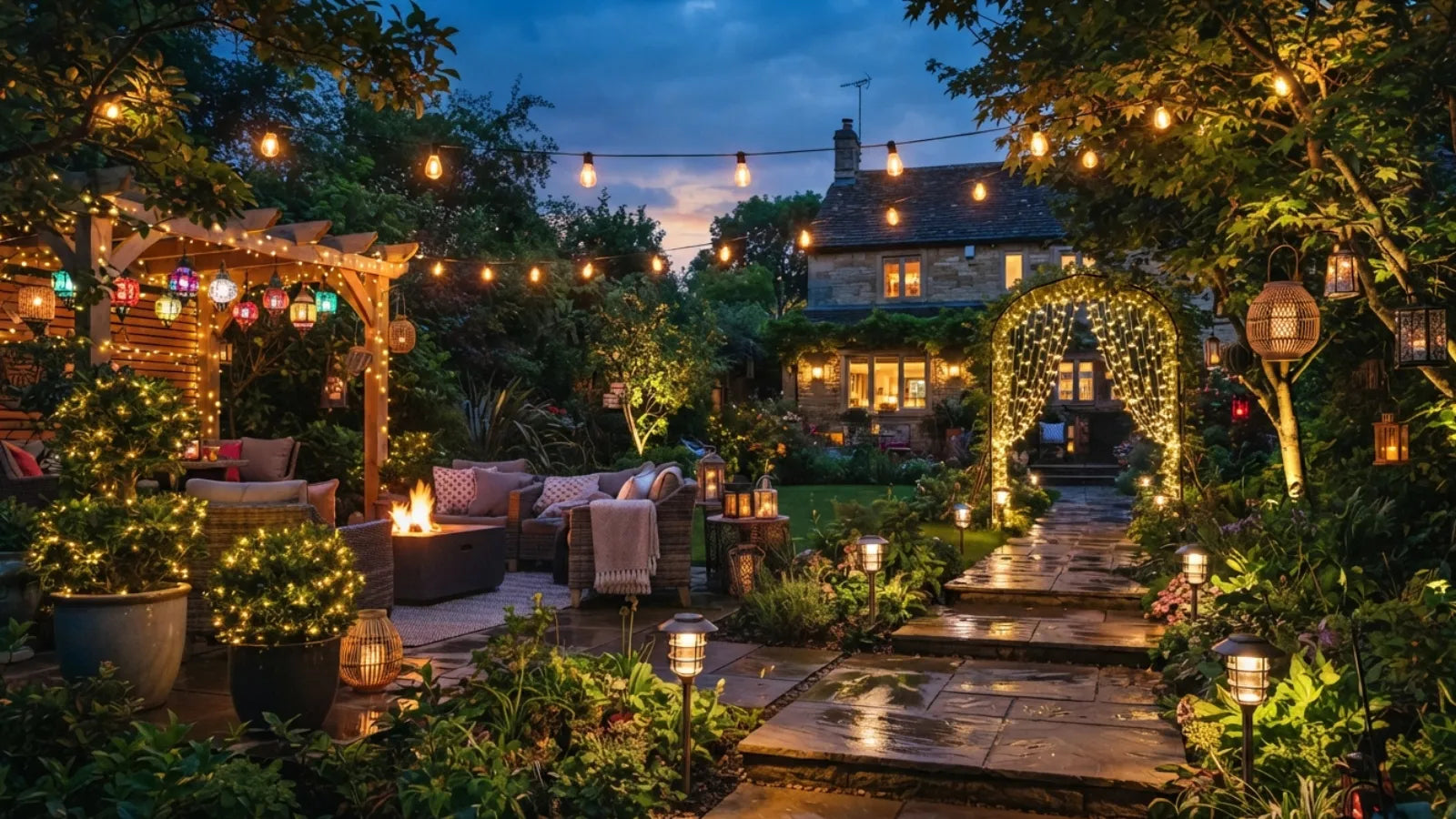 outdoor lighting ideas for front of house