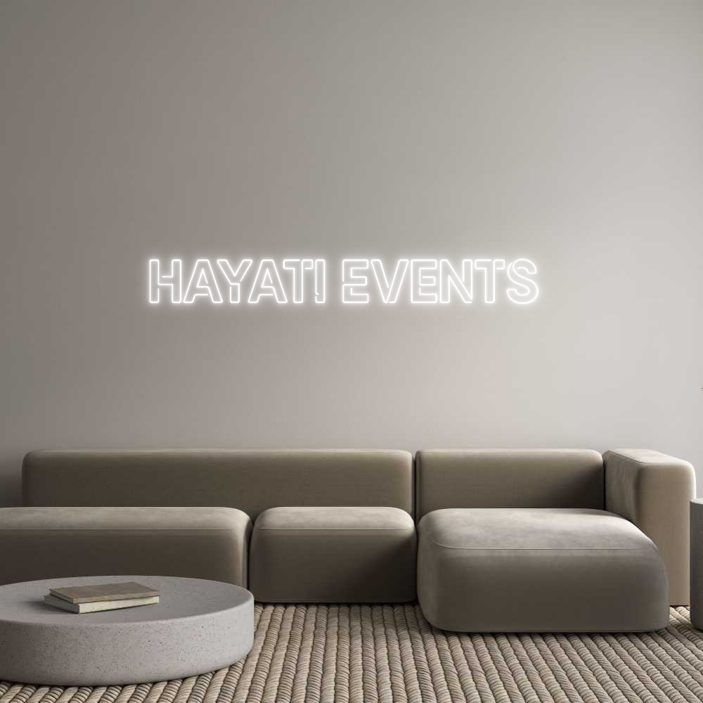CUSTOM DESIGNED: Hayati Events
