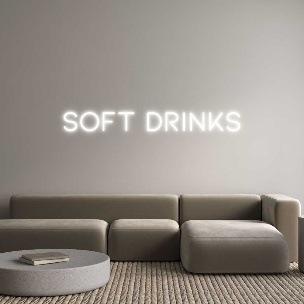 CUSTOM DESIGNED: Soft drinks