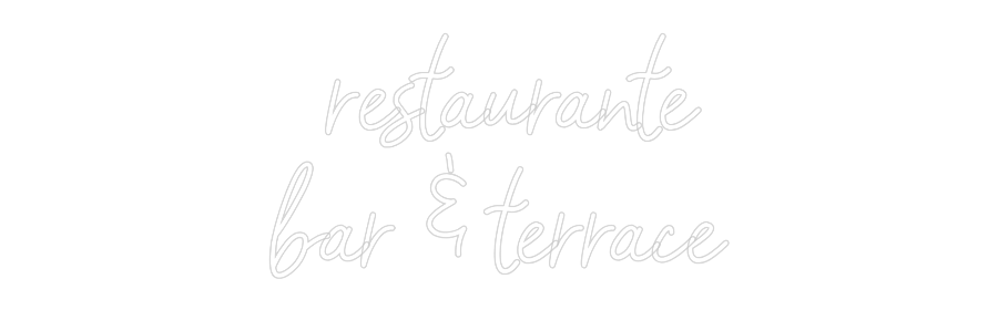 CUSTOM DESIGNED: restaurante
...