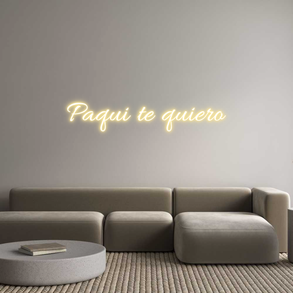 CUSTOM DESIGNED: Paqui te quiero