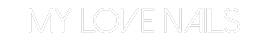 CUSTOM DESIGNED: My love nails