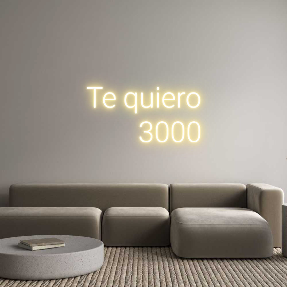 CUSTOM DESIGNED: Te quiero
3000