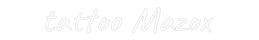 CUSTOM DESIGNED: tattoo Mazox