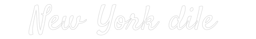 CUSTOM DESIGNED: New York dile