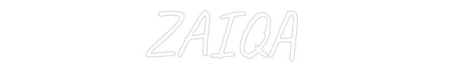 CUSTOM DESIGNED: ZAIQA