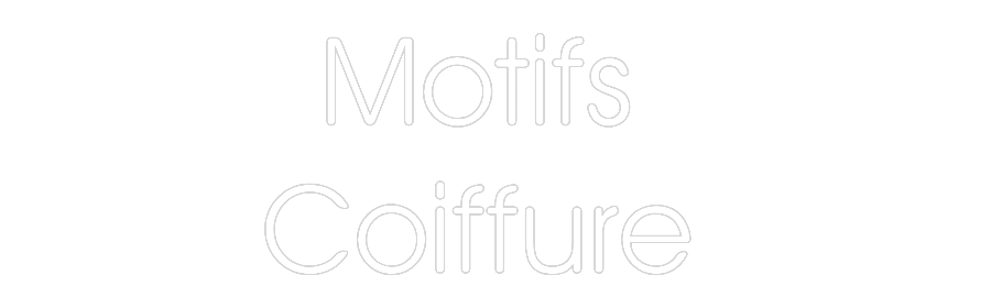 CUSTOM DESIGNED: Motifs
Coif...