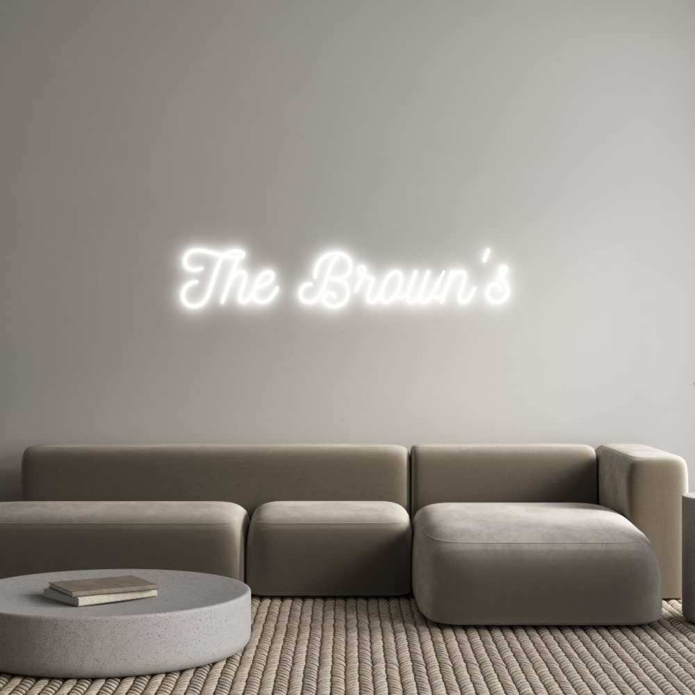 CUSTOM DESIGNED: The Brown's
