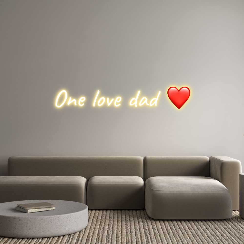 CUSTOM DESIGNED: One love dad ❤️
