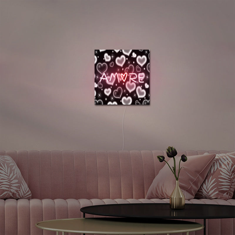 Y2K aesthetic Dell Amore Neon Sign