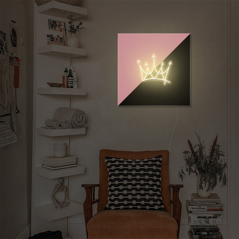 BLACKPINK The Album Crown Neon Sign