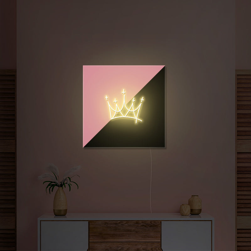 BLACKPINK The Album Crown Neon Sign