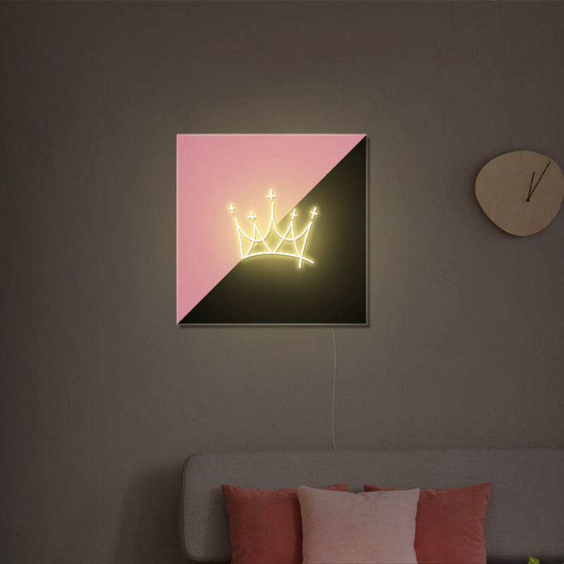 BLACKPINK The Album Crown Neon Sign