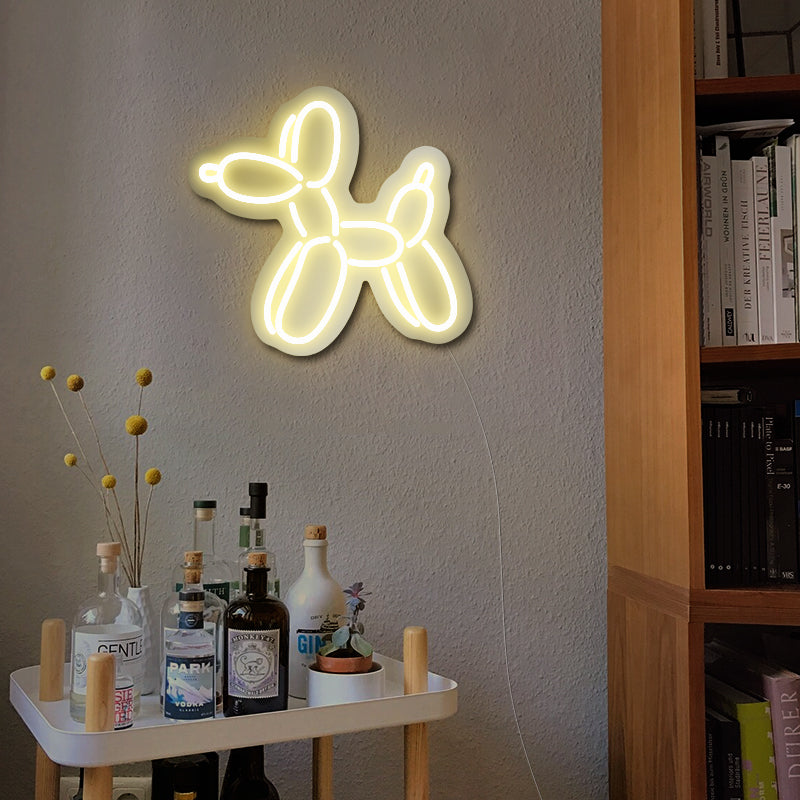 Balloon Dog Neon Sign For Dorm Room