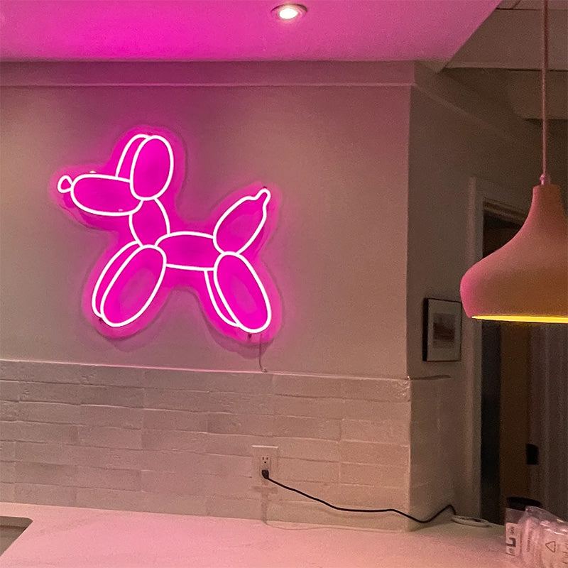 Balloon Dog Neon Sign