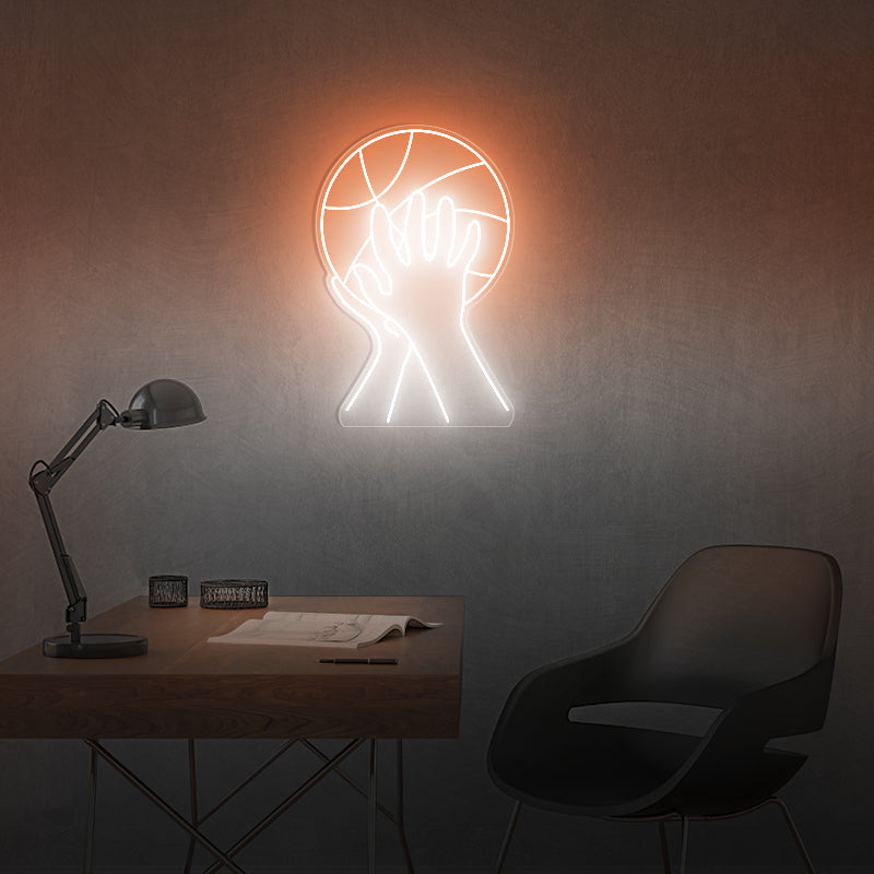 basketball neon sign- Lamomo