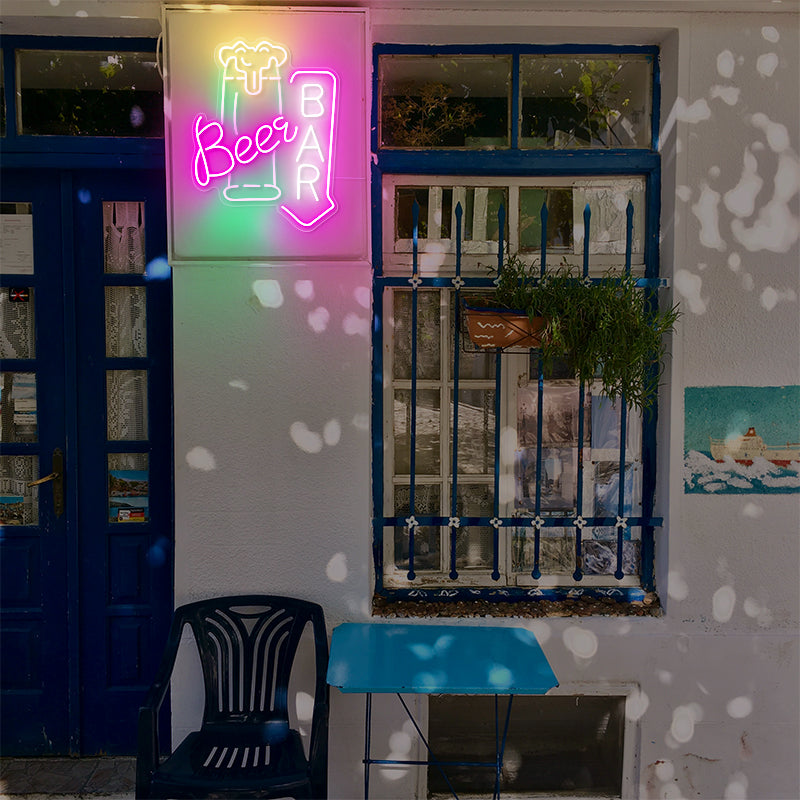 Beer Bar Neon Sign For Business