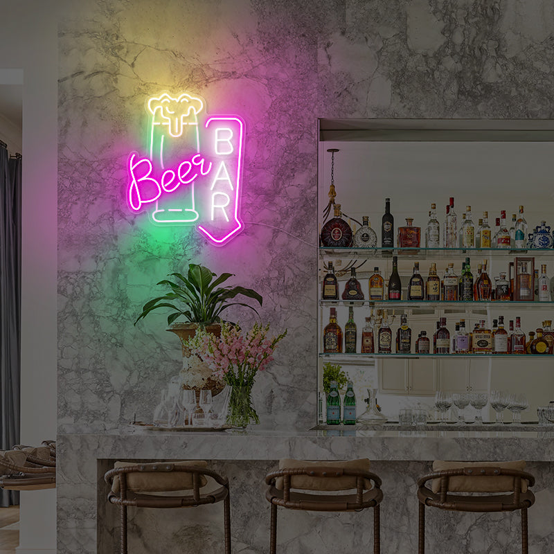 Beer Bar Neon Sign For Business