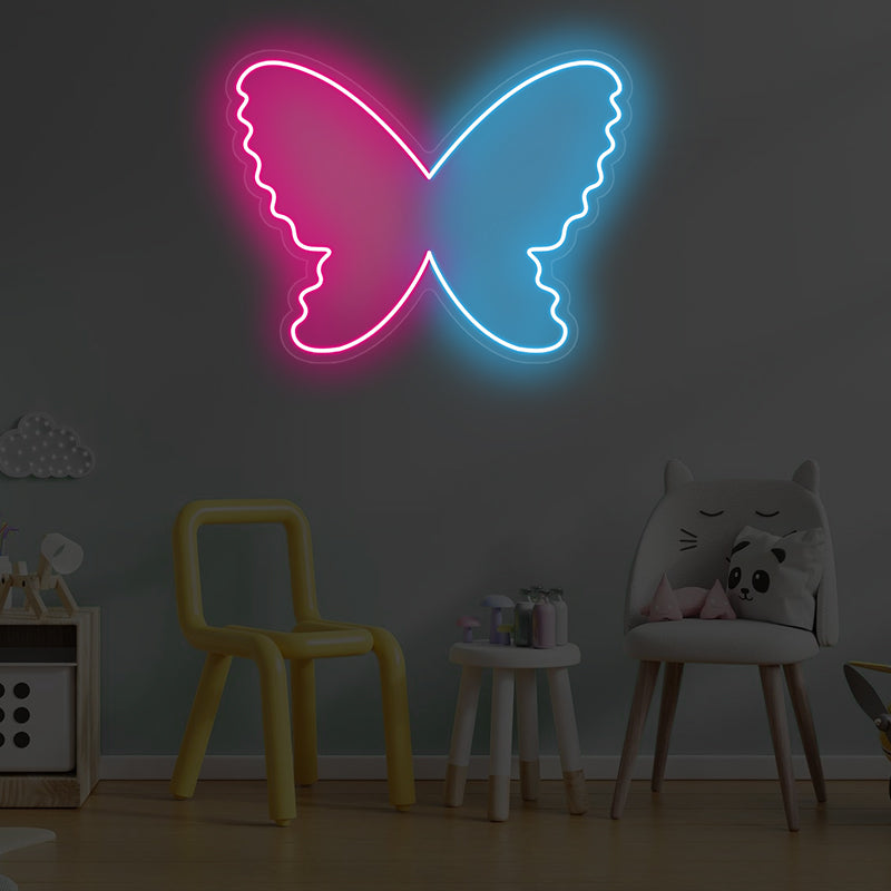 Bicolor Butterfly Neon Signs