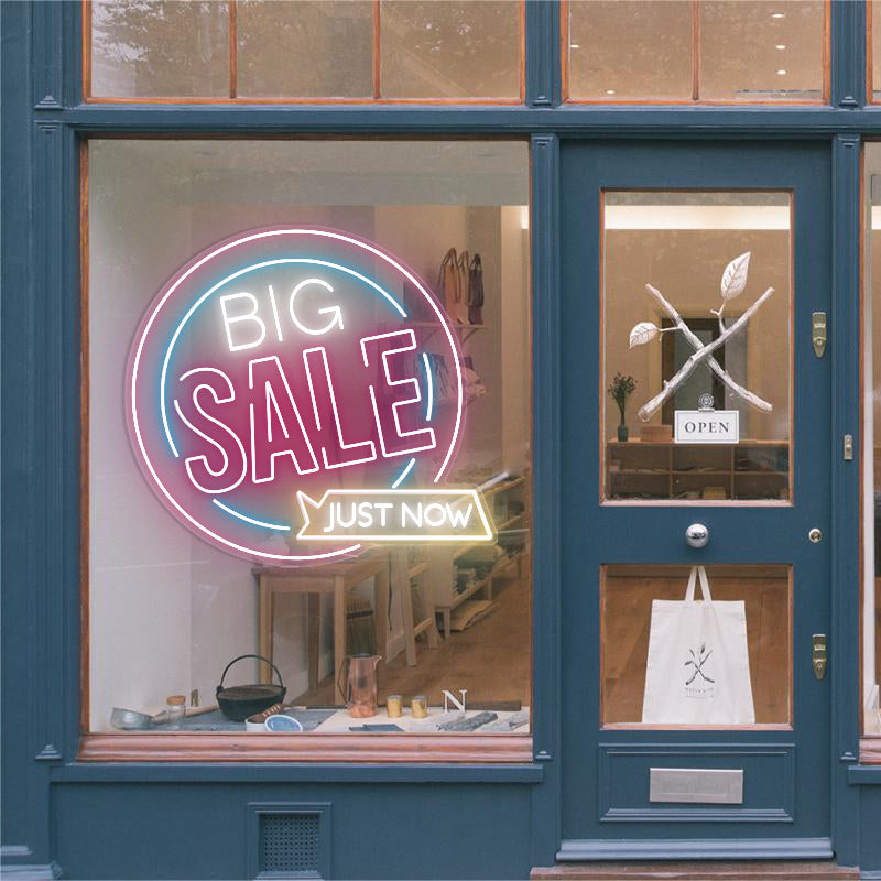 Big Sale neon business sign