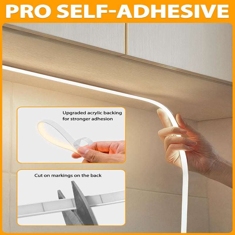 Natural White 24V COB LED Strip Light Set