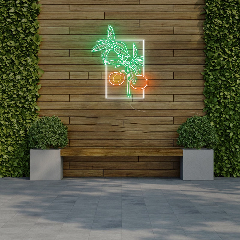 plant neon sign for wall art
