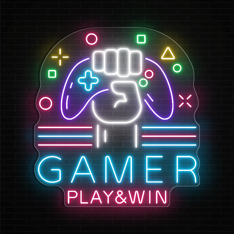 Game Winer Gamer Neon Sign