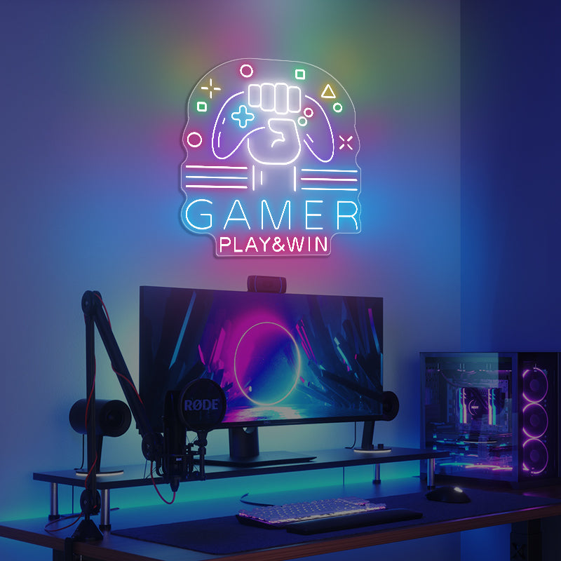 Game Winer Gamer Neon Sign