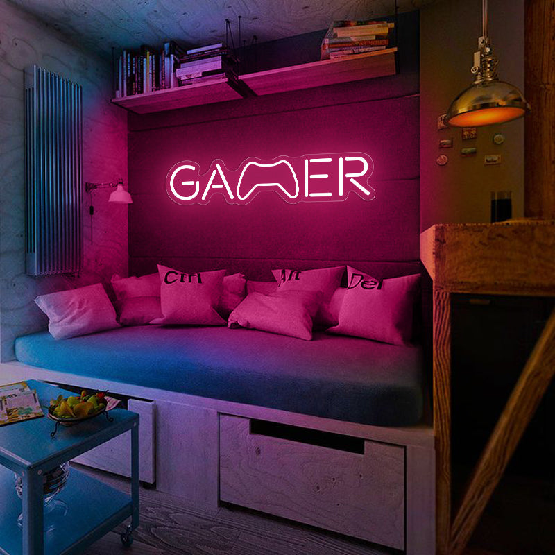 Gamer Neon Sign For Room