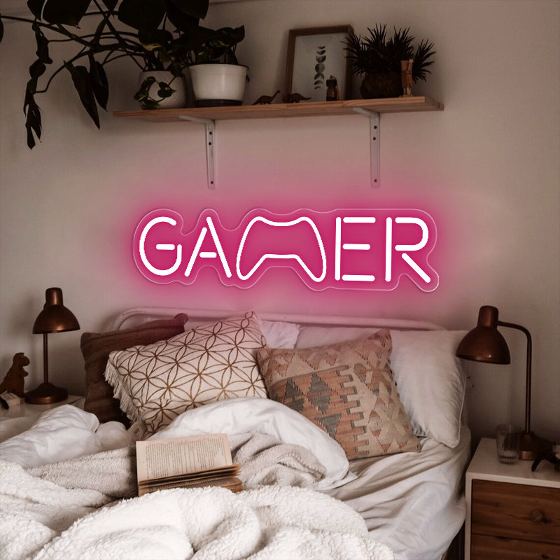 Gamer Neon Sign For Room