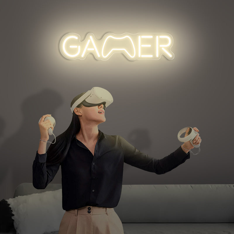Gamer Neon Sign For Room