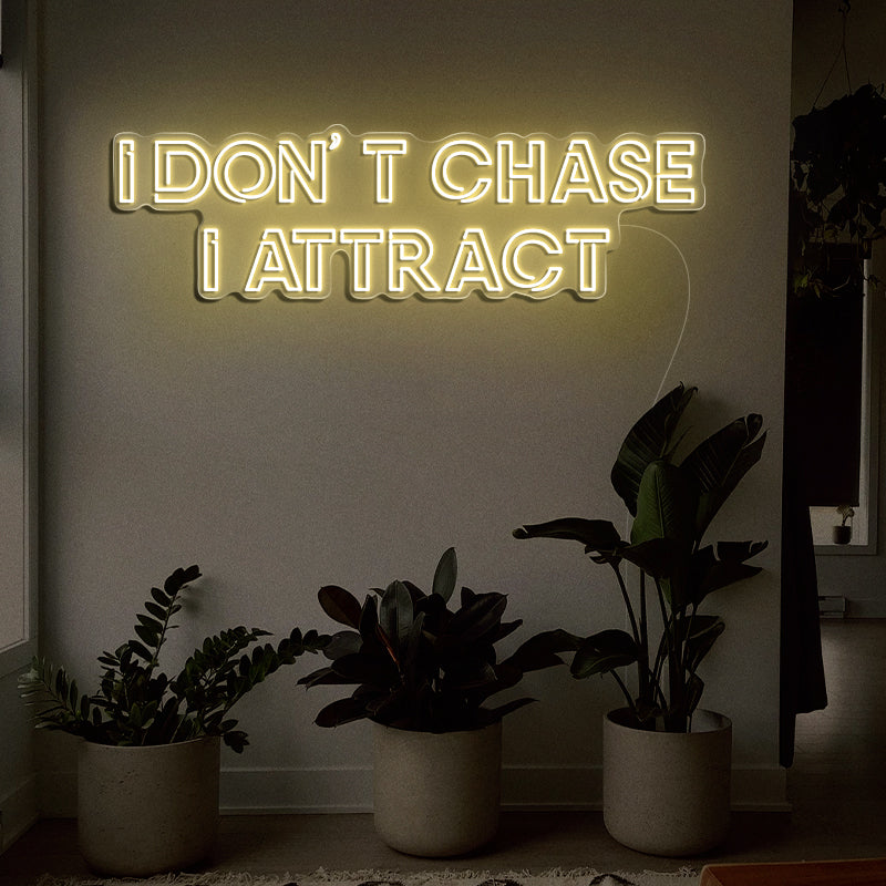 I Don't Chase I Attract Light For Wall