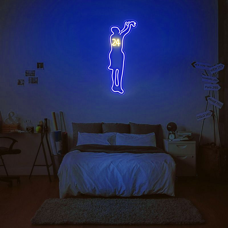Kobe Bryant neon sign