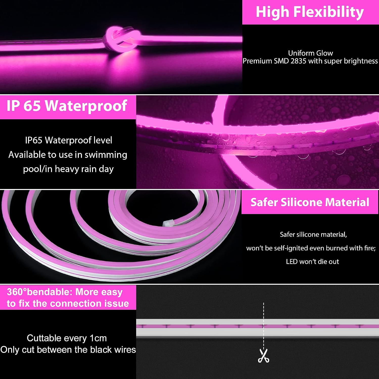 Waterproof LED Strip Lights For Decoration