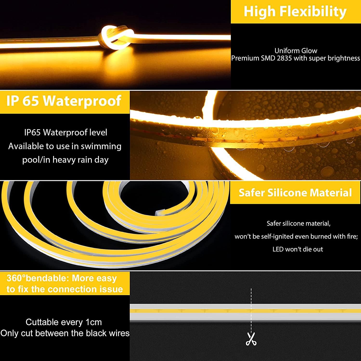 Waterproof LED Strip Lights For Decoration