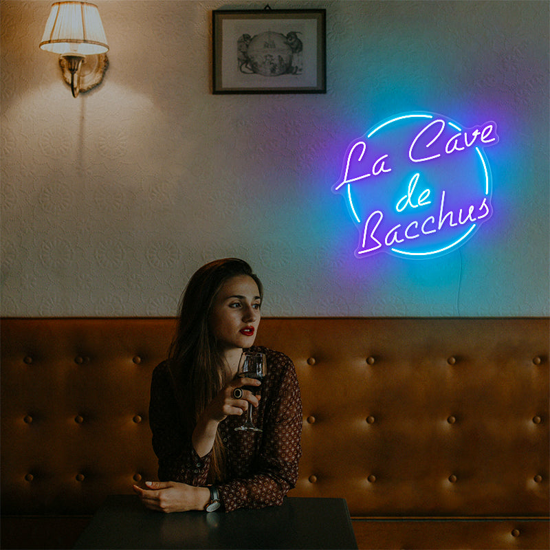 La Cave De Bacchus Neon Sign
