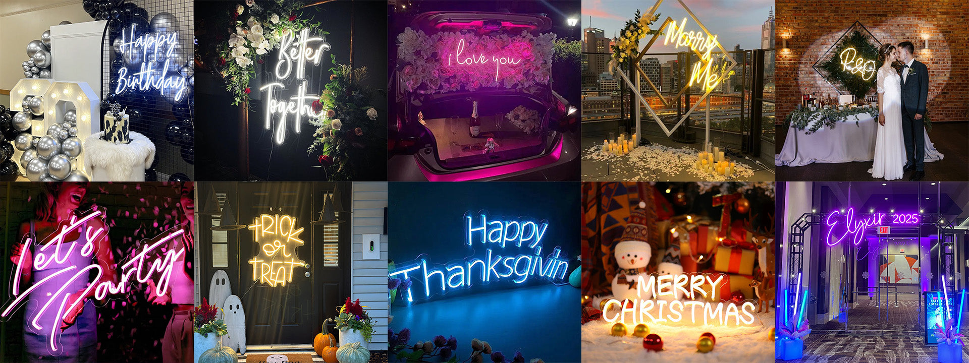 Lamomo Custom Letter Neon Sign For Events