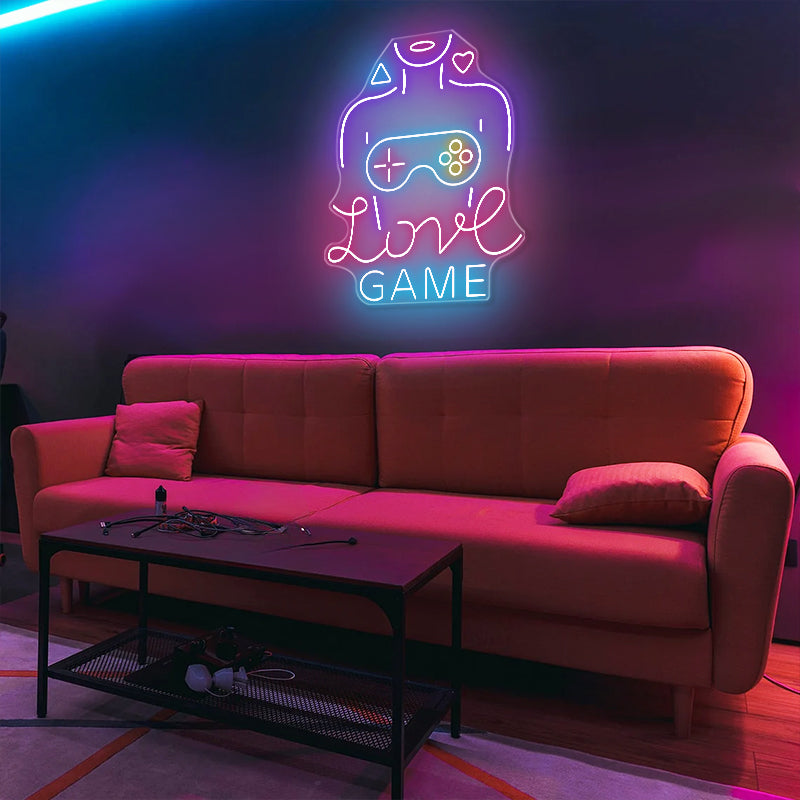 Love Game Neon Sign Art