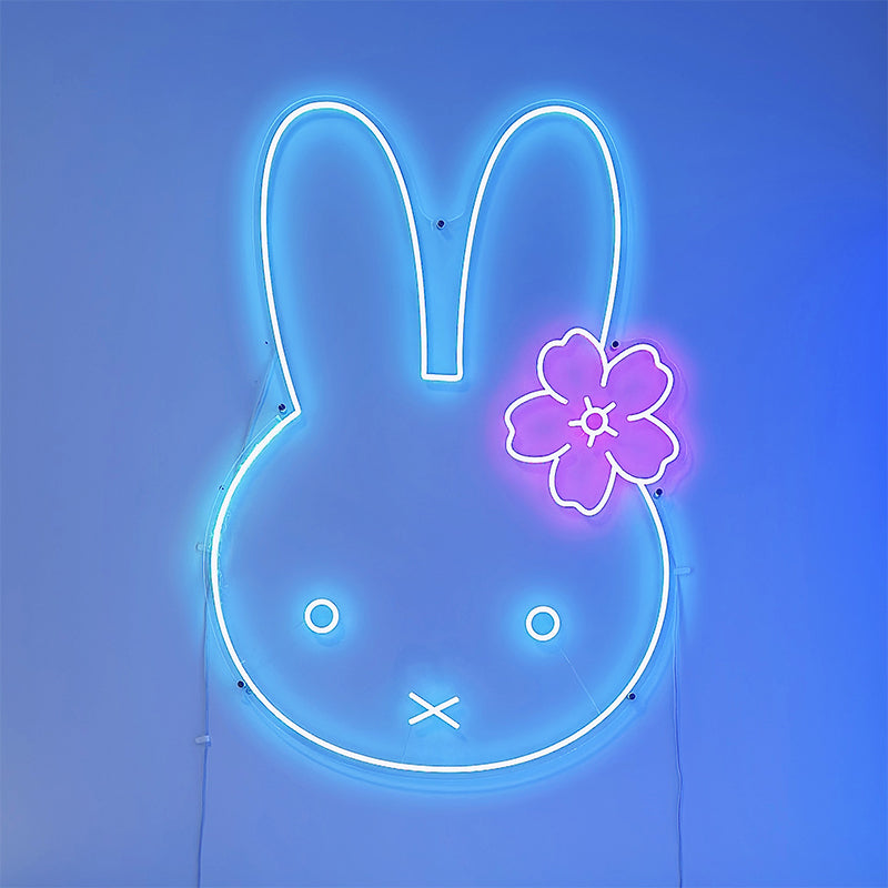 LED Miffy Neon Sign For Bedroom