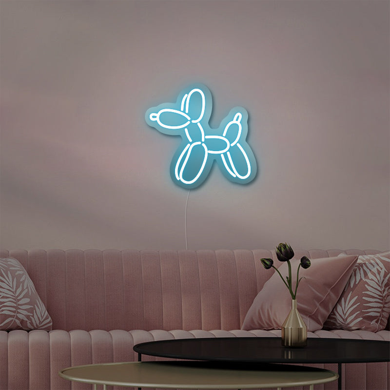 Balloon Dog Neon Sign For Dorm Room