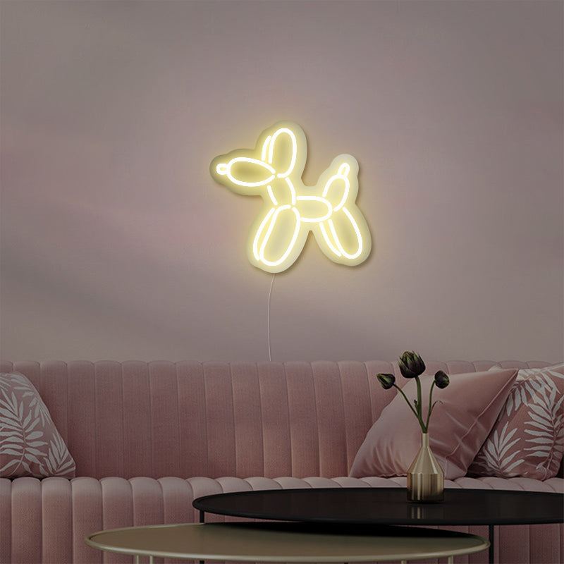 Balloon Dog Neon Sign For Dorm Room