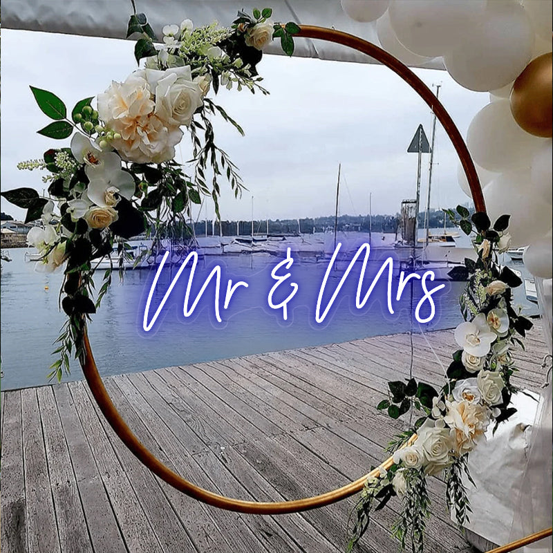 LED Mr & Mrs Neon Wedding Sign
